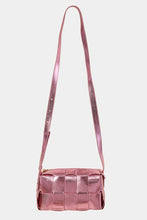 Load image into Gallery viewer, Woven Crossbody Bag with Adjustable Strap (multiple color options)
