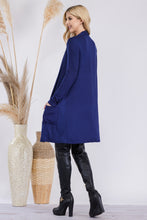 Load image into Gallery viewer, Open Front Cardigan with Pockets in Navy
