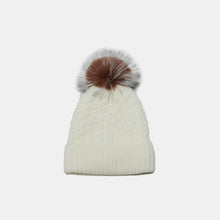 Load image into Gallery viewer, Cable Knit Winter Hat with Pompom (multiple color options)
