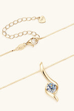 Load image into Gallery viewer, 1 Carat Moissanite 925 Sterling Silver Necklace (gold or silver)
