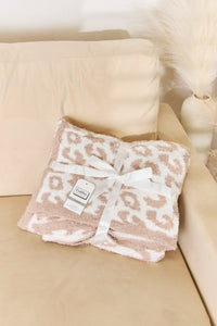 Leopard Decorative Throw Blanket (multiple color options)