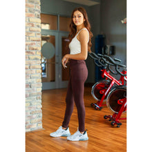 Load image into Gallery viewer, Brown FULL LENGTH Leggings with POCKET*  - Luxe Leggings by Julia Rose®
