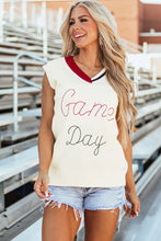 Load image into Gallery viewer, GAME DAY V-Neck Sweater Vest
