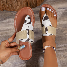 Load image into Gallery viewer, Animal Print Open Toe Sandals (multiple color options)
