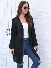 Load image into Gallery viewer, Cable-Knit Open Front Long Sleeve Cardigan (multiple color options)
