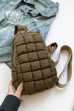 Load image into Gallery viewer, Quilted Nylon Crossbody  Bag  (multiple color options)
