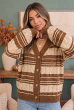 Load image into Gallery viewer, Stripe a Pose Knit Cardigan
