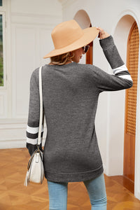 Round Neck Long Sleeve Top (multiple color options)