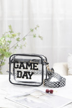 Load image into Gallery viewer, GAME DAY Stadium Approved Transparent Crossbody Bag (multiple color options)
