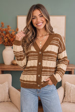 Load image into Gallery viewer, Stripe a Pose Knit Cardigan
