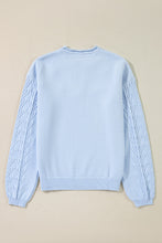 Load image into Gallery viewer, Daisy Notched Long Sleeve Sweater (multiple color options)
