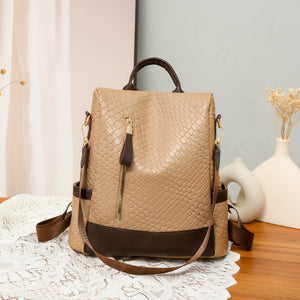 PU Leather Backpack Bag (multiple color options)