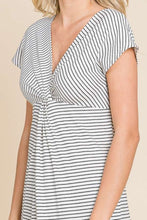 Load image into Gallery viewer, Striped Twisted Detail Dress

