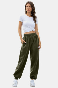 Elastic Waist Joggers with Pockets  (multiple color options)