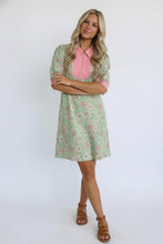 Load image into Gallery viewer, Blast From the Past Mint Blossom Dress
