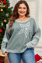 Load image into Gallery viewer, Star Round Neck Long Sleeve Top
