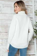 Load image into Gallery viewer, Half Zip Long Sleeve Knit Top
