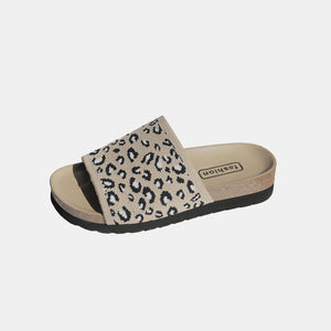 Leopard Open Toe Sandals (multiple color options)