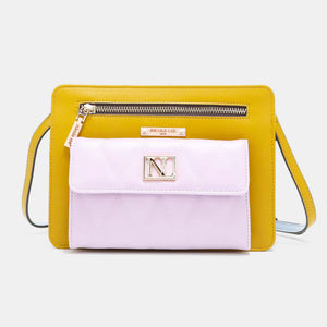 Nicole Lee USA Color Block Crossbody Bag (2 color options)