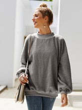 Load image into Gallery viewer, Ivy Lane Mock Neck Dropped Shoulder Sweatshirt (multiple color options)
