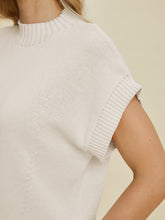 Load image into Gallery viewer, Mock Neck Short Sleeve Sweater (multiple color options)
