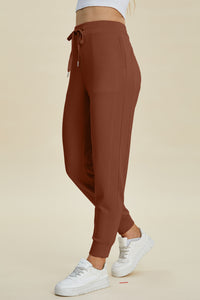 Air Scuba Drawstring High Waist Joggers (multiple color options)