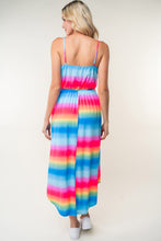 Load image into Gallery viewer, Ombre Striped Midi Cami Dress
