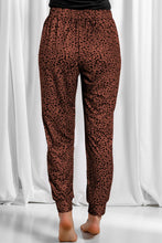 Load image into Gallery viewer, Leopard Drawstring Pocketed Pants (multiple color options)
