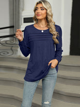 Load image into Gallery viewer, Round Neck Long Sleeve Top (multiple color options)
