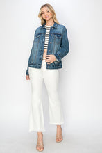 Load image into Gallery viewer, RISEN Distressed Button Up Jacket
