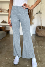 Load image into Gallery viewer, Ribbed High Waist Flare Pants (multiple color options)
