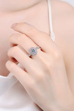 Load image into Gallery viewer, 1 Carat Moissanite 925 Sterling Silver Halo Ring
