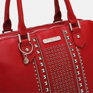 Nicole Lee USA Studded Decor Handbag (multiple color options)