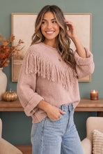 Load image into Gallery viewer, Fringe Forward Cozy Knit Sweater
