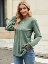 Load image into Gallery viewer, Round Neck Long Sleeve Top (multiple color options)
