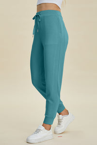 Air Scuba Drawstring High Waist Joggers (multiple color options)