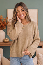 Load image into Gallery viewer, Freshen Up Cozy Taupe Knit Sweater
