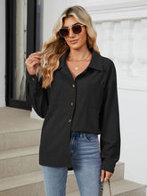 Load image into Gallery viewer, Button Up Long Sleeve Shirt with Breast Pockets (multiple color options)
