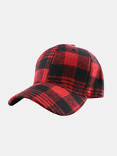 Load image into Gallery viewer, Plaid Adjustable Cotton Baseball Cap (multiple color options)
