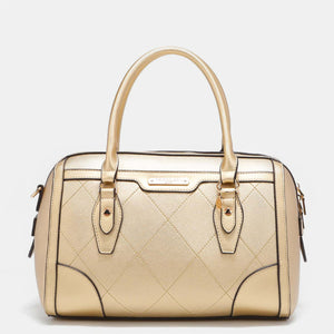 Nicole Lee USA Diamond Quilted Boston Bag (2 color options)