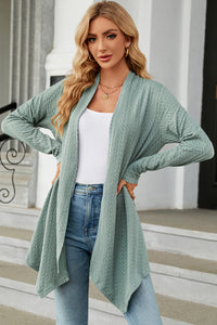 Open Front Long Sleeve Cardigan (multiple color options)