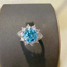 Load image into Gallery viewer, 3 Carat Moissanite Zircon 925 Sterling Silver Ring
