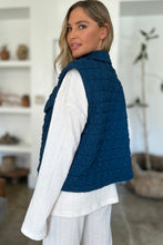 Load image into Gallery viewer, Pocketed Texture Snap Down Vest (multiple color options)
