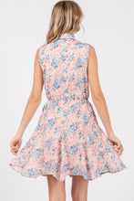 Load image into Gallery viewer, Floral Eyelet Sleeveless Mini Dress
