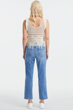 Load image into Gallery viewer, High Waist Raw Hem Straight Jeans by Bayeas
