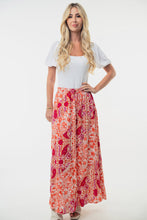 Load image into Gallery viewer, High Waisted Floral Woven Skirt
