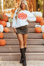 Load image into Gallery viewer, Pumpkin Round Neck Long Sleeve Sweatshirt
