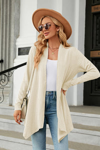 Open Front Long Sleeve Cardigan (multiple color options)