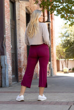 Load image into Gallery viewer, The Courtney - Maroon High Waisted Gaucho Pants
