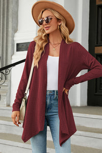 Open Front Long Sleeve Cardigan (multiple color options)